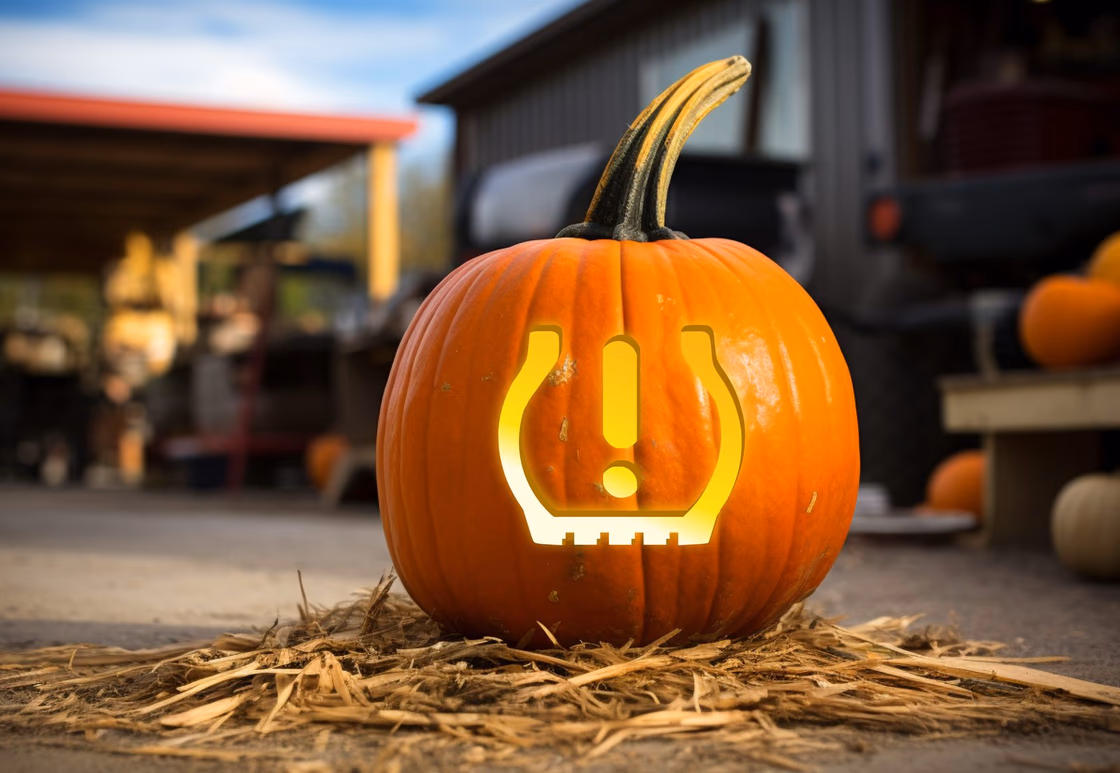 Check Engine pumpkin carving stencil, view 5